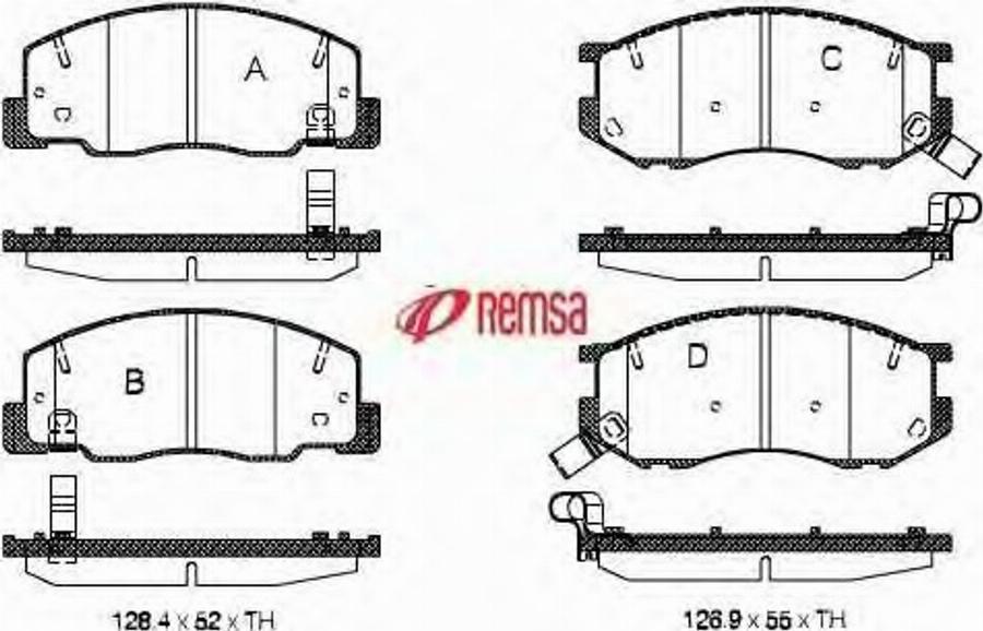 Metzger 063604 - Тормозные колодки, дисковые, комплект autodnr.net