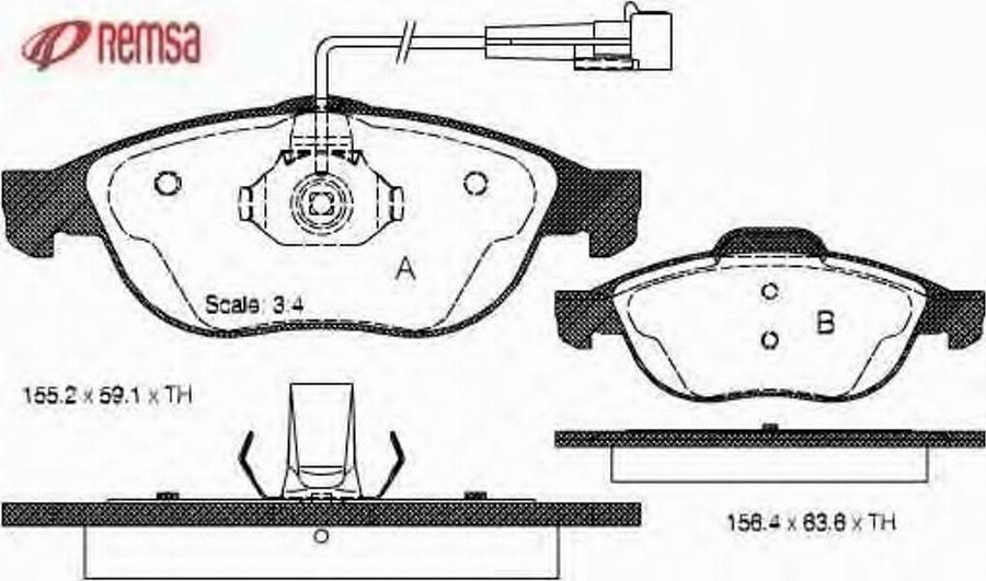 Metzger 0660.02 - Гальмівні колодки, дискові гальма autocars.com.ua