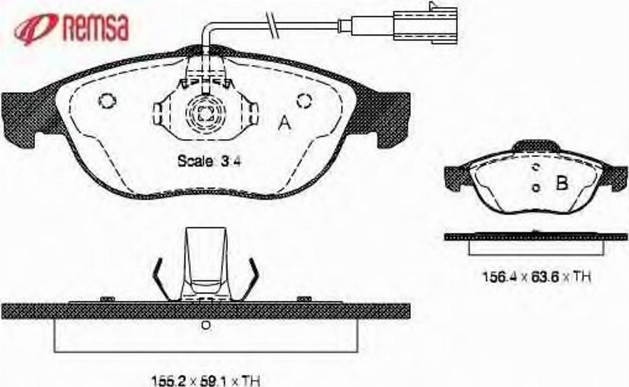 Metzger 0660.22 - Гальмівні колодки, дискові гальма autocars.com.ua