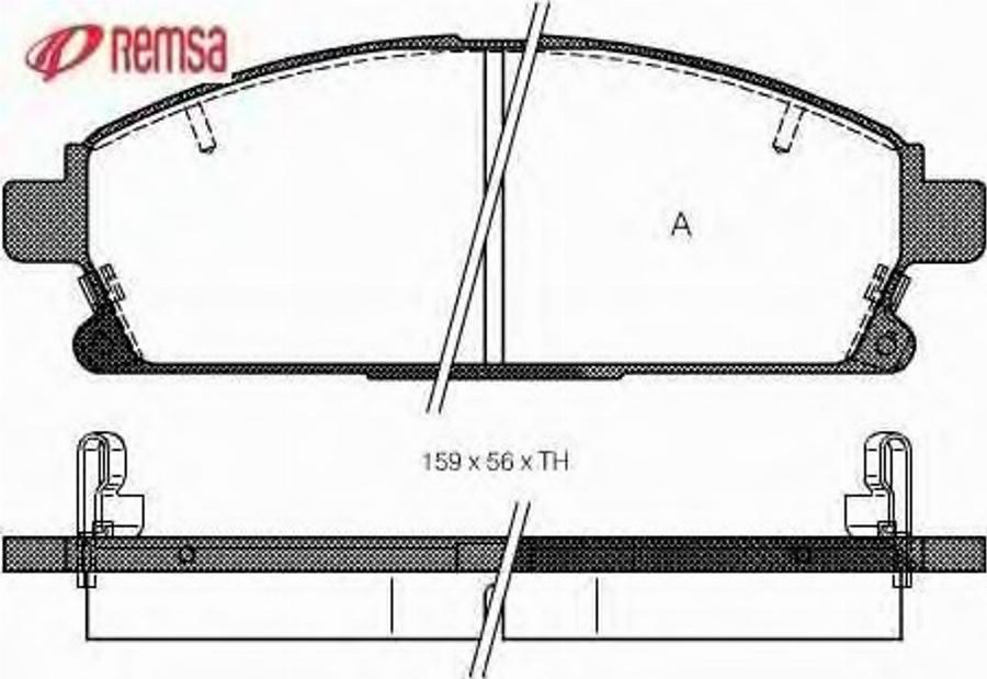 Metzger 0674.12 - Гальмівні колодки, дискові гальма autocars.com.ua