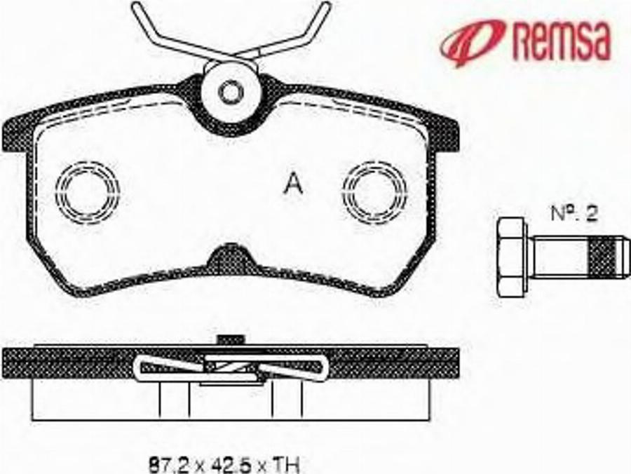 Metzger 069300 - Тормозные колодки, дисковые, комплект avtokuzovplus.com.ua