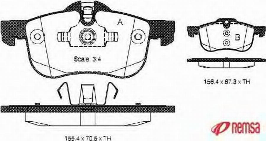 Metzger 071900 - Тормозные колодки, дисковые, комплект avtokuzovplus.com.ua