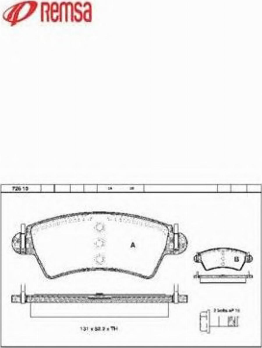 Metzger 072610 - Тормозные колодки, дисковые, комплект avtokuzovplus.com.ua