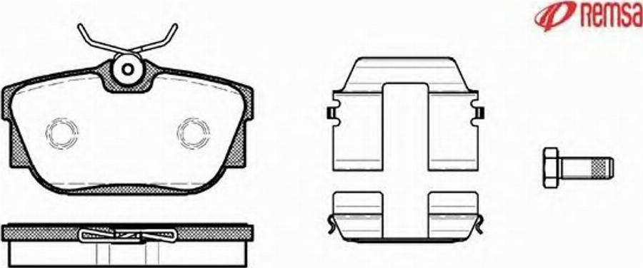 Metzger 0767.10 - Тормозные колодки, дисковые, комплект avtokuzovplus.com.ua