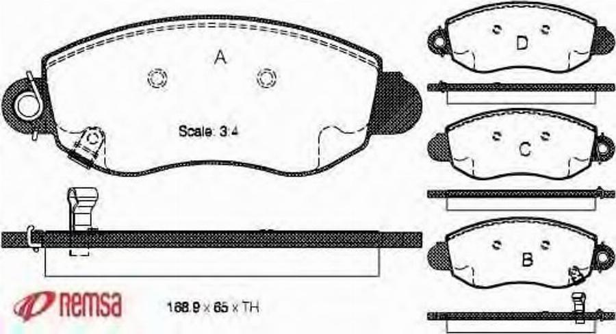 Metzger 0772.02 - Тормозные колодки, дисковые, комплект autodnr.net