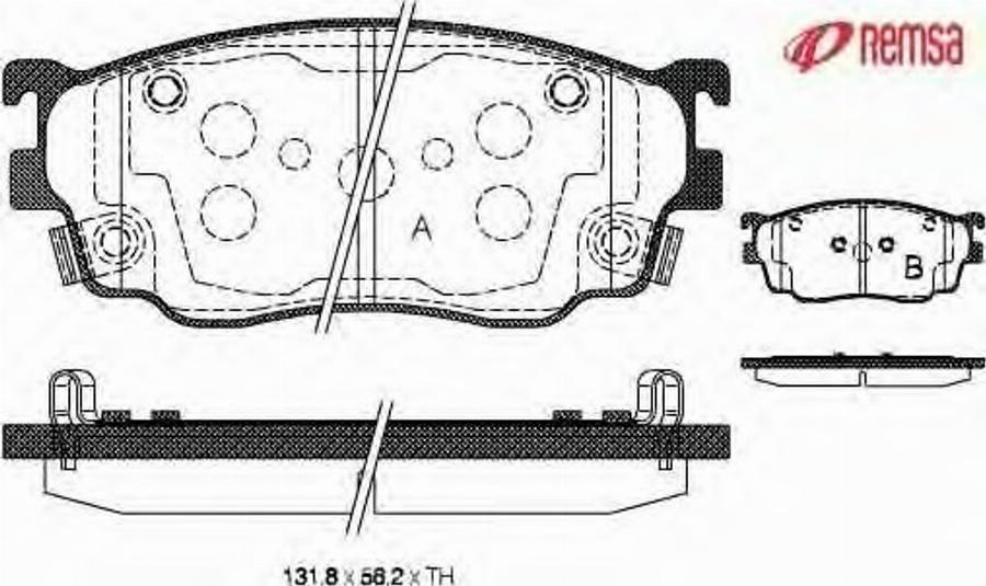 Metzger 080012 - Тормозные колодки, дисковые, комплект avtokuzovplus.com.ua