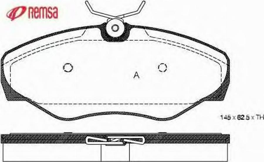 Metzger 083400 - Тормозные колодки, дисковые, комплект autodnr.net