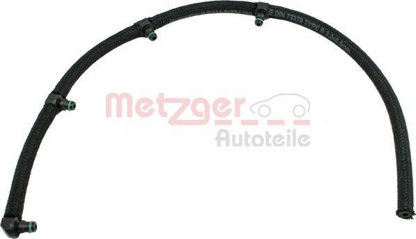 Metzger 0840004 - Шланг, витік палива autocars.com.ua