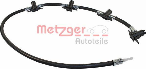 Metzger 0840015 - Шланг, утечка топлива autodnr.net