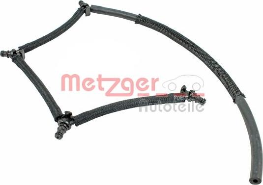 Metzger 0840031 - Шланг, витік палива autocars.com.ua