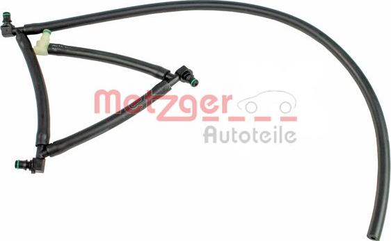 Metzger 0840033 - Шланг, витік палива autocars.com.ua