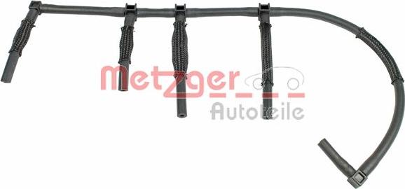 Metzger 0840034 - Шланг, витік палива autocars.com.ua