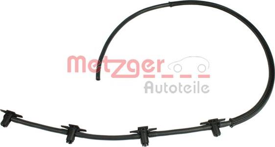 Metzger 0840045 - Шланг, витік палива autocars.com.ua