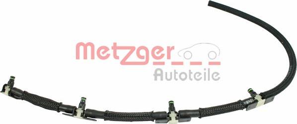 Metzger 0840050 - Шланг, витік палива autocars.com.ua