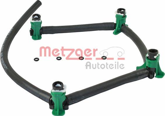 Metzger 0840054 - Шланг, витік палива autocars.com.ua