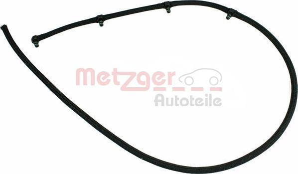 Metzger 0840065 - Шланг, витік палива autocars.com.ua