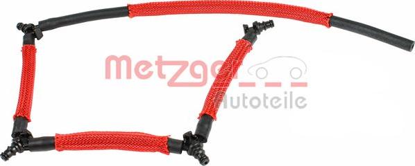 Metzger 0840066 - Шланг, витік палива autocars.com.ua