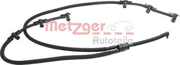 Metzger 0840086 - Шланг, витік палива autocars.com.ua