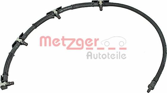 Metzger 0840106 - Шланг, витік палива autocars.com.ua