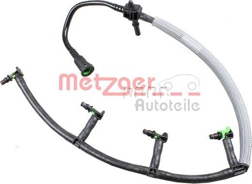 Metzger 0840107 - Шланг, витік палива autocars.com.ua