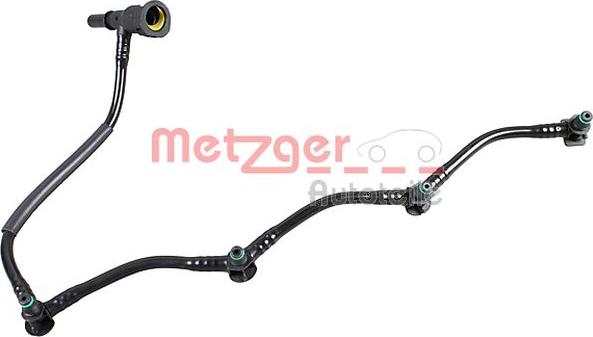 Metzger 0840129 - Шланг, витік палива autocars.com.ua