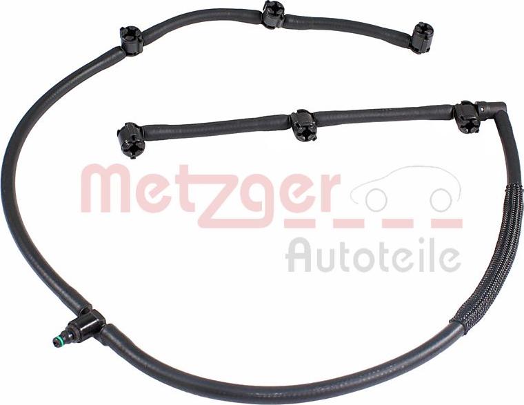 Metzger 0840137 - Шланг, витік палива autocars.com.ua