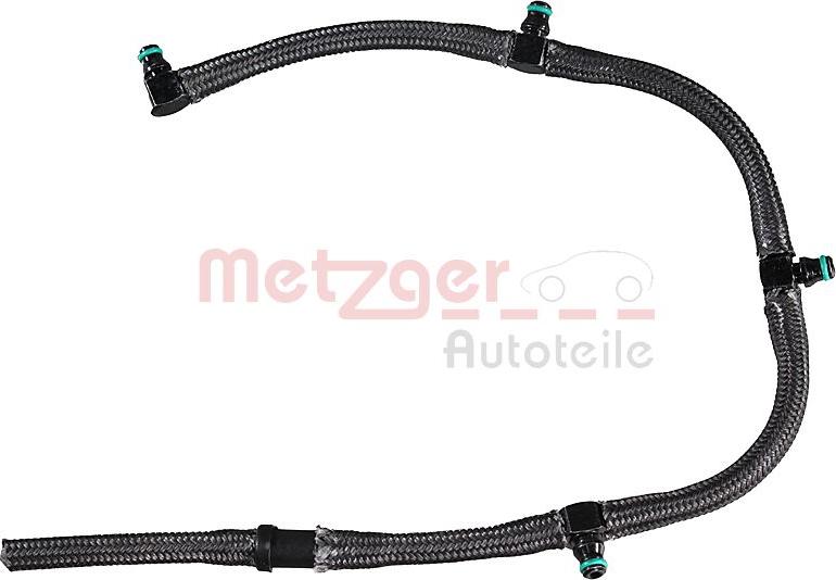 Metzger 0840140 - Шланг, витік палива autocars.com.ua