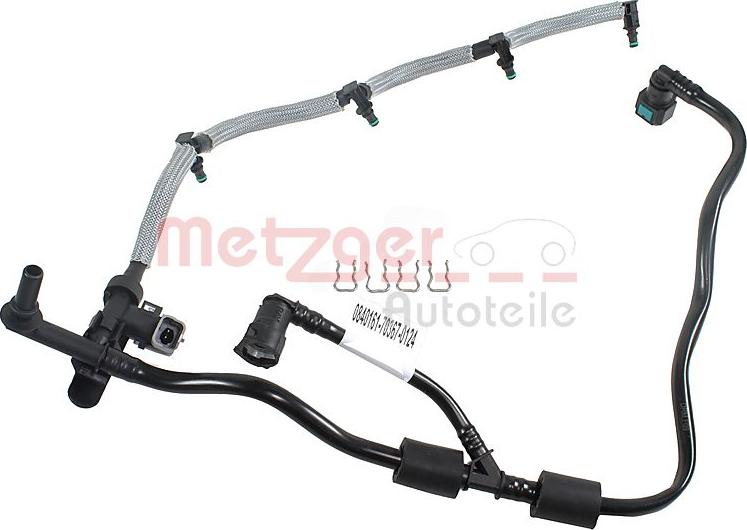 Metzger 0840161 - Шланг, витік палива autocars.com.ua