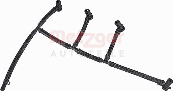 Metzger 0840176 - Шланг, витік палива autocars.com.ua