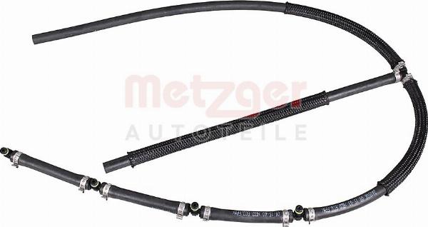 Metzger 0840180 - Шланг, витік палива autocars.com.ua
