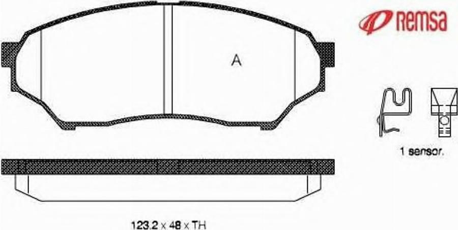 Metzger 084501 - Тормозные колодки, дисковые, комплект avtokuzovplus.com.ua