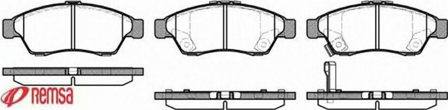 Metzger 0875.01 - Тормозные колодки, дисковые, комплект avtokuzovplus.com.ua