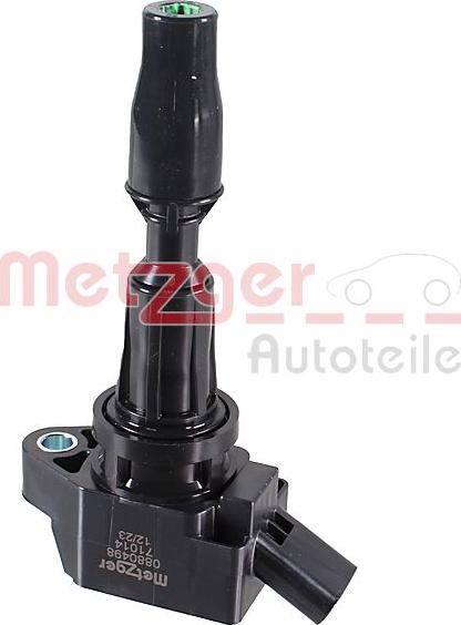 Metzger 0880498 - Котушка запалювання autocars.com.ua