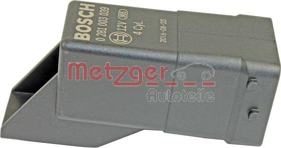 Metzger 0884028 - Реле, система розжарювання autocars.com.ua