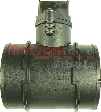 Metzger 0890188 - Датчик потока, массы воздуха avtokuzovplus.com.ua