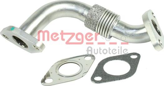 Metzger 0892648 - Трубка, клапан повернення ОГ autocars.com.ua