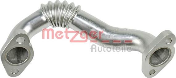 Metzger 0892656 - Трубка, клапан возврата ОГ autodnr.net