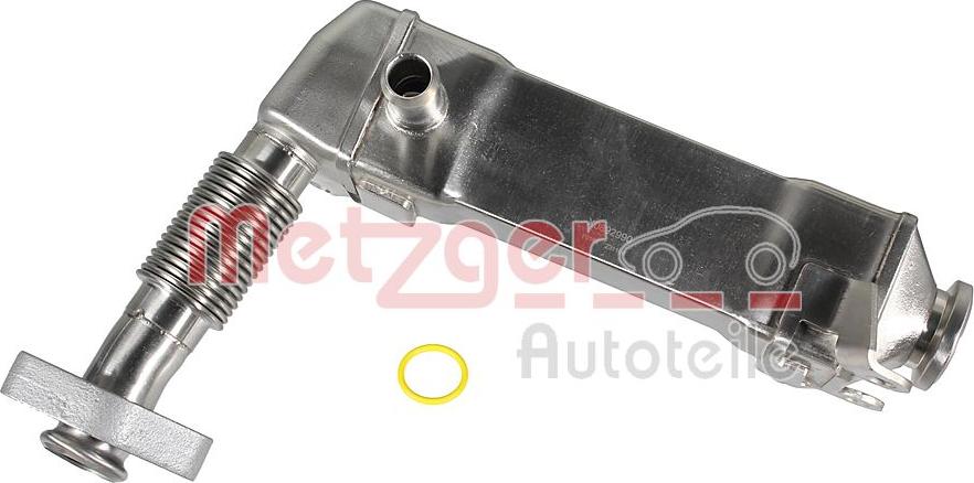 Metzger 0892990 - Радіатор, рециркуляція ОГ autocars.com.ua