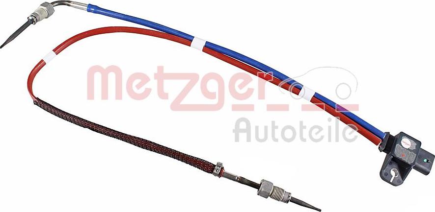 Metzger 08941067 - Датчик, температура вихлопних газів autocars.com.ua