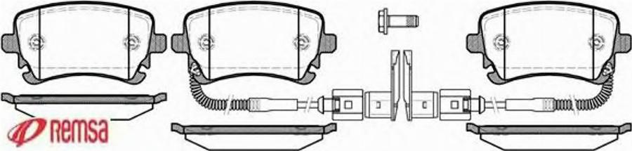 Metzger 0897.02 - Тормозные колодки, дисковые, комплект avtokuzovplus.com.ua