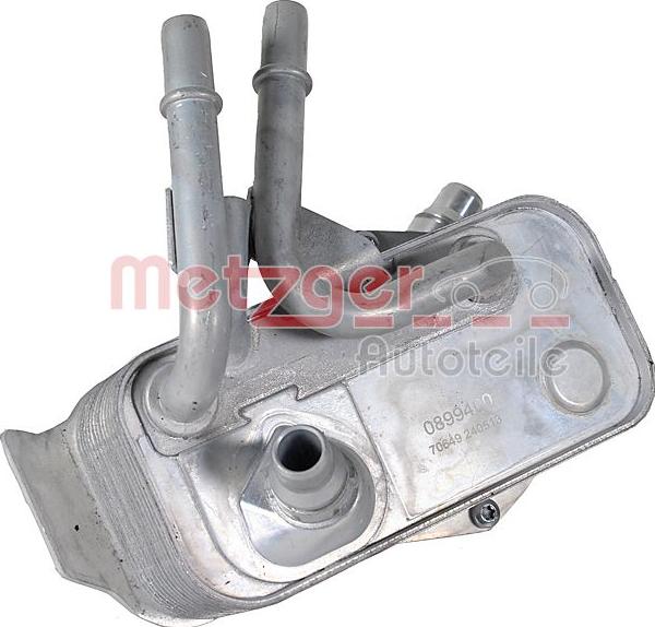 Metzger 0899400 - Масляний радіатор, автоматична коробка передач autocars.com.ua