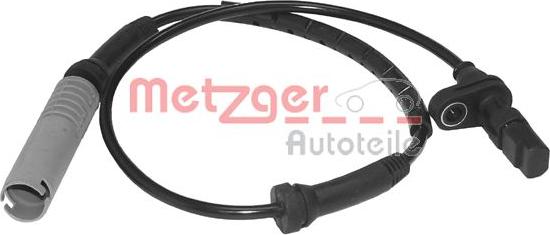 Metzger 0900014 - Датчик ABS, частота вращения колеса autodnr.net