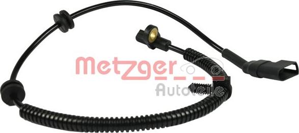 Metzger 0900017 - Датчик ABS, частота вращения колеса autodnr.net