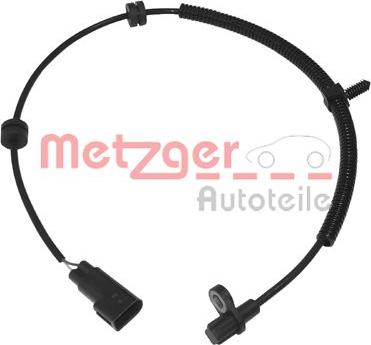Metzger 0900023 - Датчик ABS, частота обертання колеса autocars.com.ua