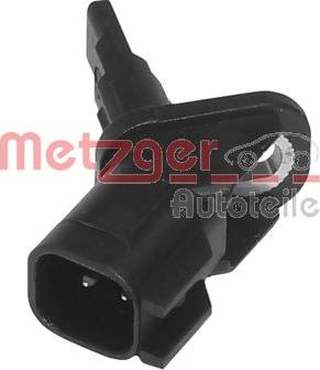 Metzger 0900025 - Датчик ABS, частота обертання колеса autocars.com.ua
