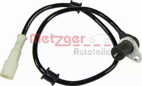 Metzger 0900043 - Датчик ABS, частота обертання колеса autocars.com.ua