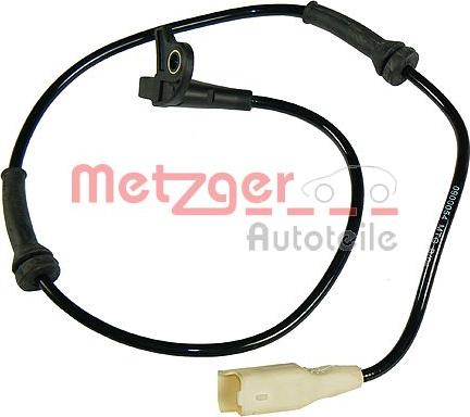 Metzger 0900054 - Датчик ABS, частота обертання колеса autocars.com.ua