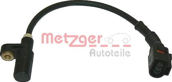 Metzger 0900071 - Датчик ABS, частота обертання колеса autocars.com.ua