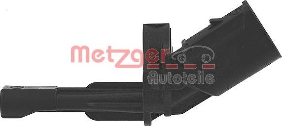 Metzger 0900081 - Датчик ABS, частота обертання колеса autocars.com.ua
