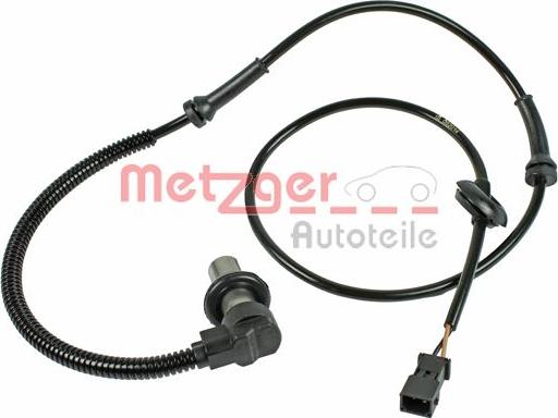 Metzger 0900095 - Датчик ABS, частота обертання колеса autocars.com.ua